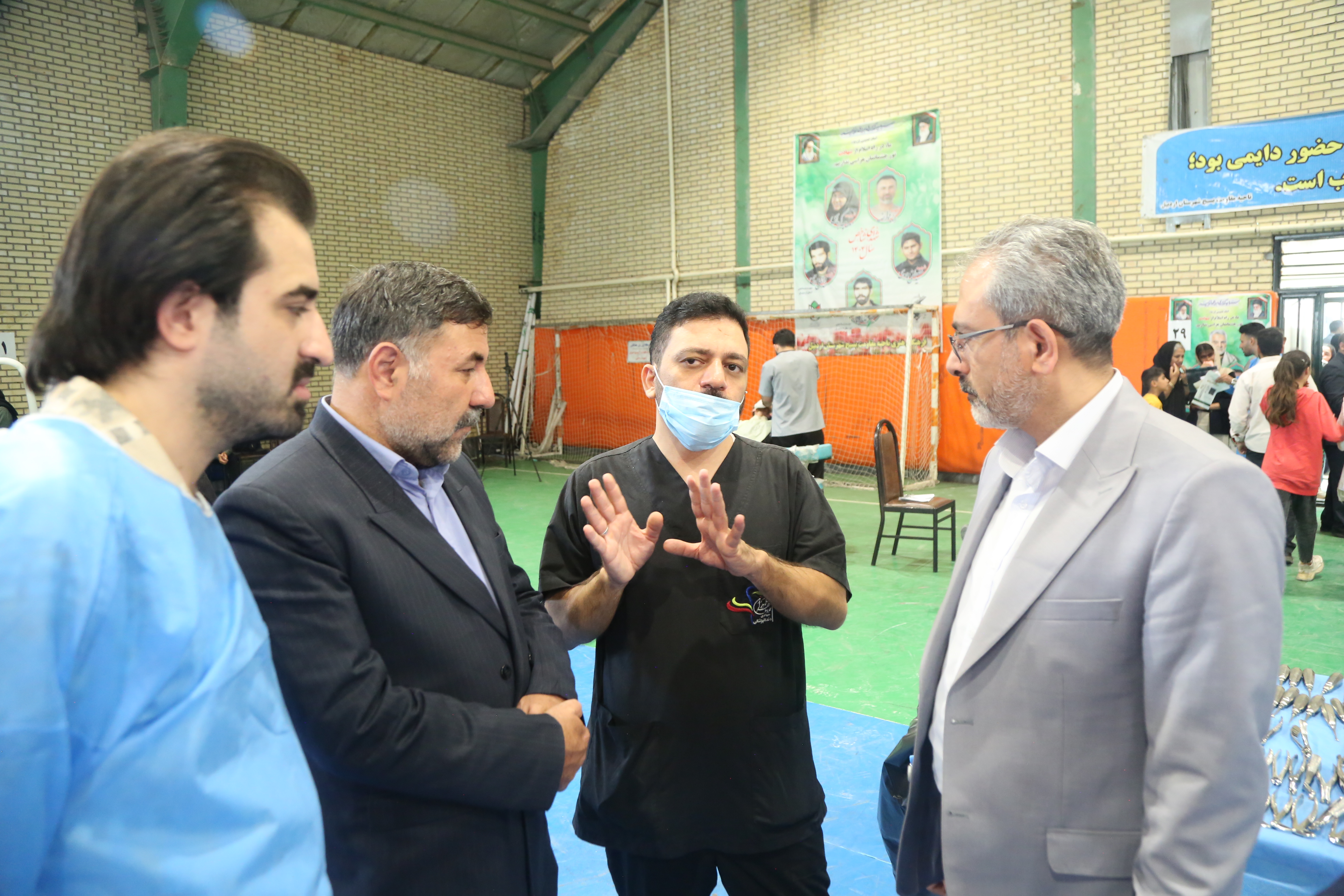 بهره‌مندی 690 مددجو از خدمات درمانی گروه جهادی «منتظران ظهور»